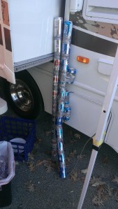 Rebecca's staff & whatever my contraption became.